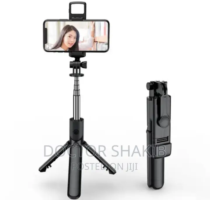 Bluetooth Selfie Stick and Tripod Stand With Wireless Remote