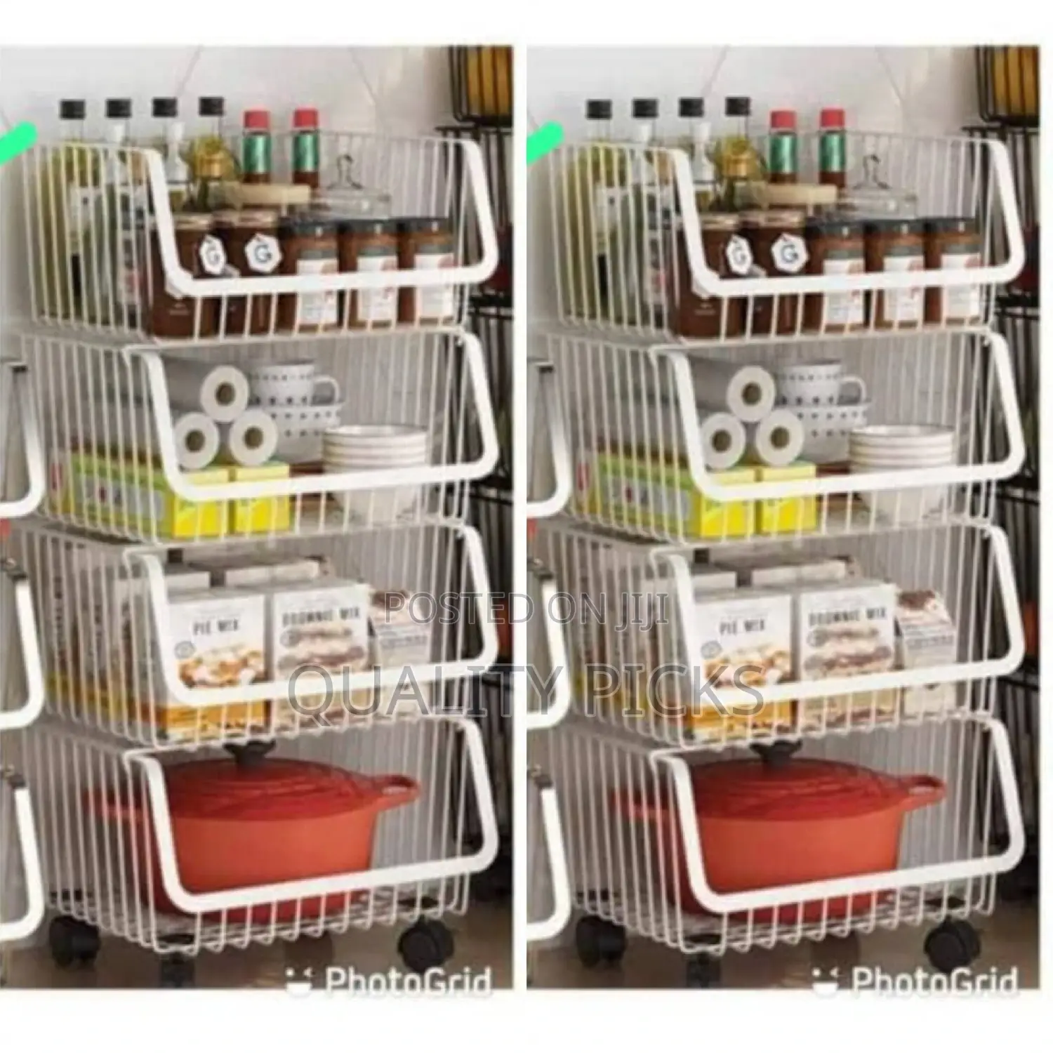 Kitchen Stroller Rack Organizer