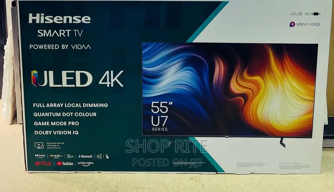 Hisense Uled Quantum Dot 55inch Smart TV.