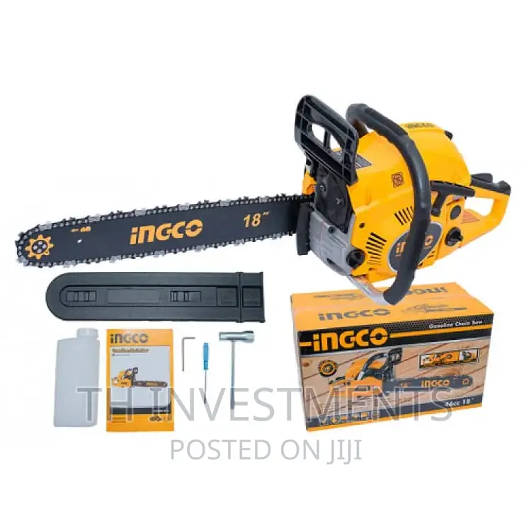 Ingco Gasoline Chain Saw.