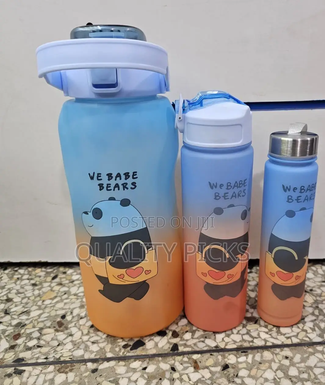 Sports Travel Water Bottle Set