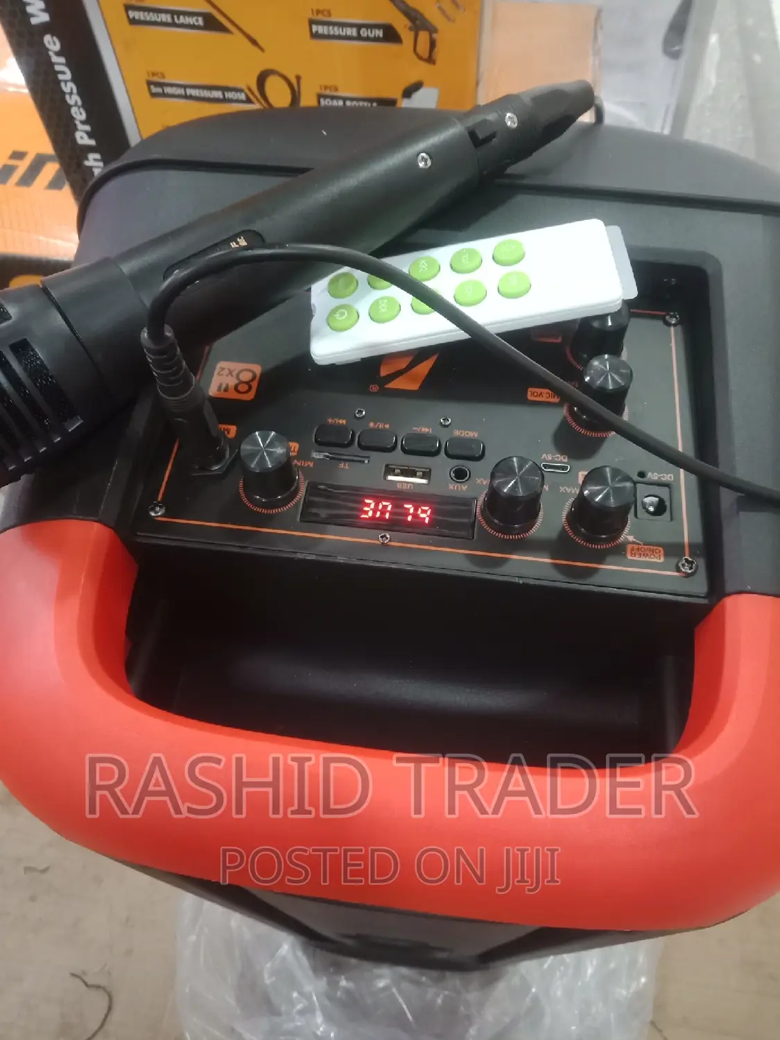 Rechargeable Wireless Speaker With Microphone