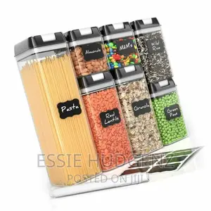 7 Pieces Airtight Food Storage Containers - Clear