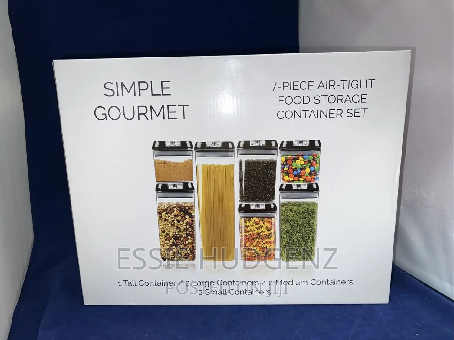7 Pieces Airtight Food Storage Containers - Clear