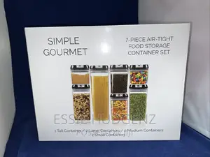 7 Pieces Airtight Food Storage Containers - Clear