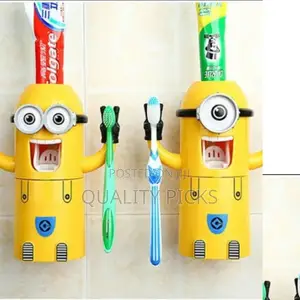 Yellow Minion Toothbrush Holder