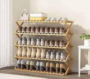 X-shaped 5 Layer Shoe Rack