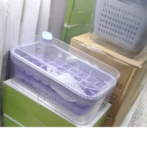 32/64 Grids Ice Cube Mold Box Maker.