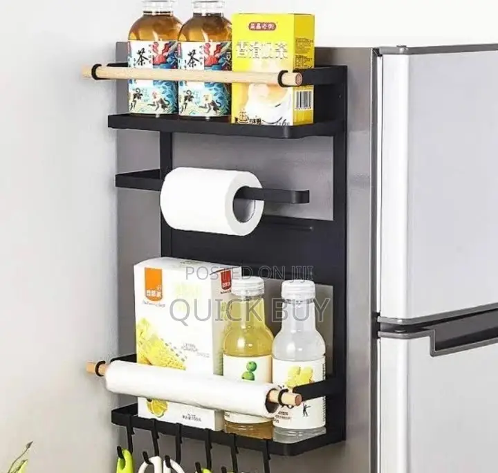 Over the Fridge Magnetic Spice Rack Organiser