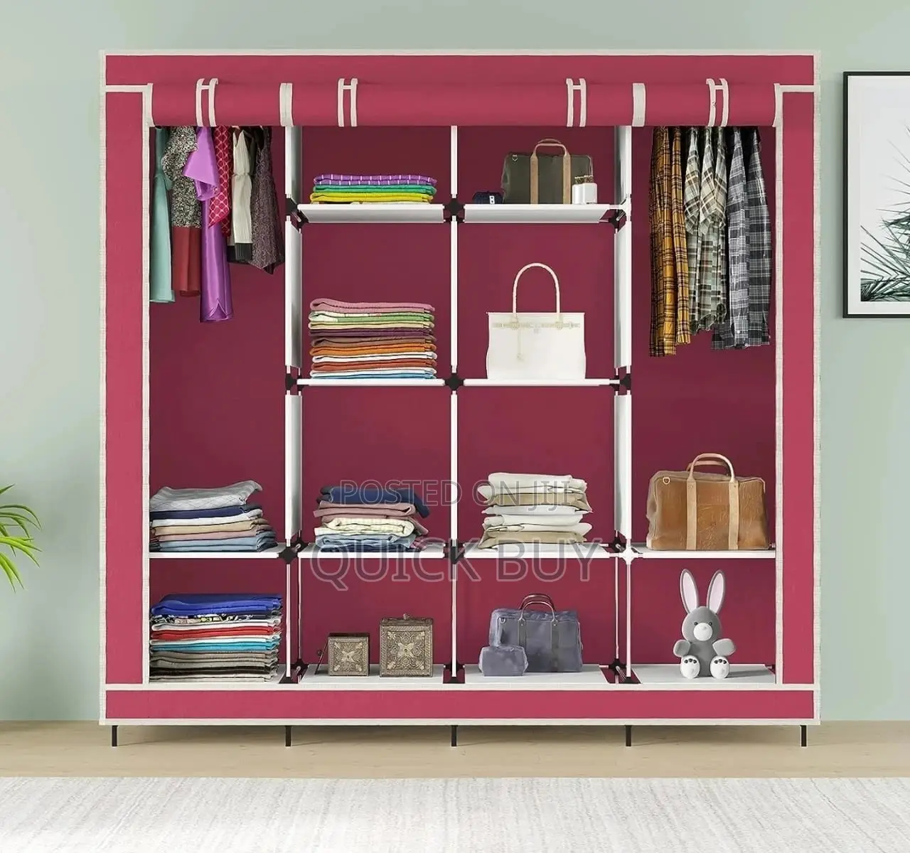 Four Column Wardrobe/ Closet