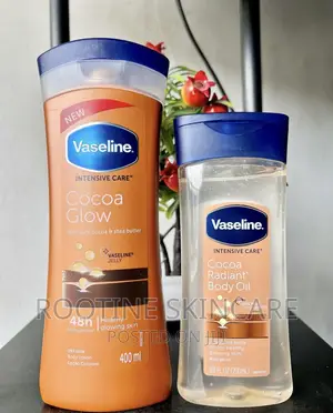 Vaseline Cocoa Glow Lotion + Vaseline Cocoa Radiant Body Oil