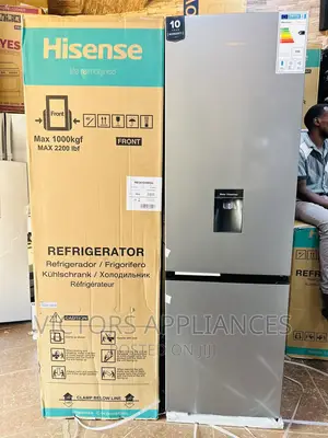 Hisense 341L Double Door Refrigerator With Water Dispenser