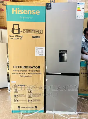 Hisense 341 Liters Double Door Fridge With Water Dispenser