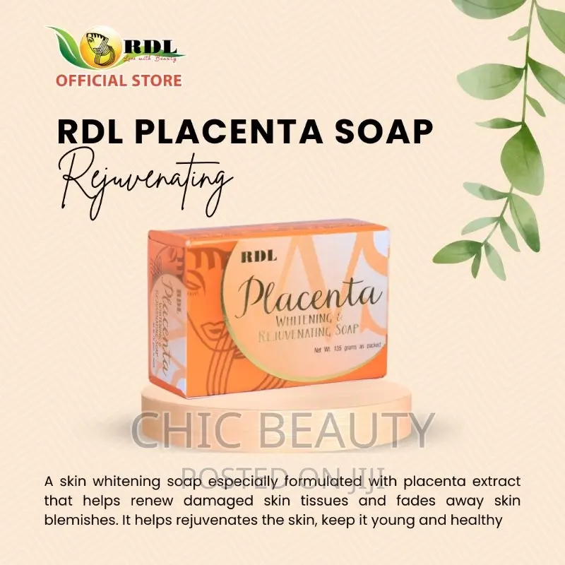RDL Placenta Skin Lightening, Brighten Soap 135g