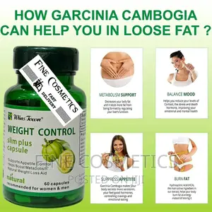 Weight Control Slim Plus Garcinia Slimming Fat Burner 60caps