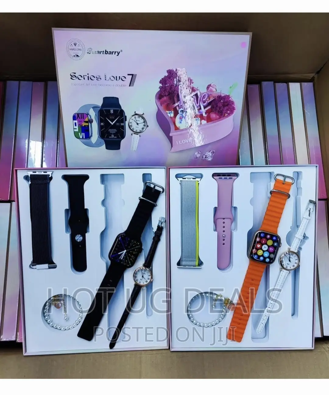Ladies Pack of Smart Barry Digital Watch With Straps Multi