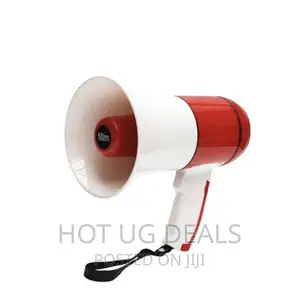Loudspeaker Megaphone With Recording Advertising Hawker