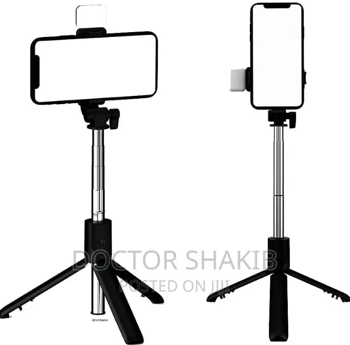 Selfie Stick With Led Light and Remote Wireless