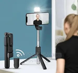 Selfie Stick With Led Light and Remote Wireless