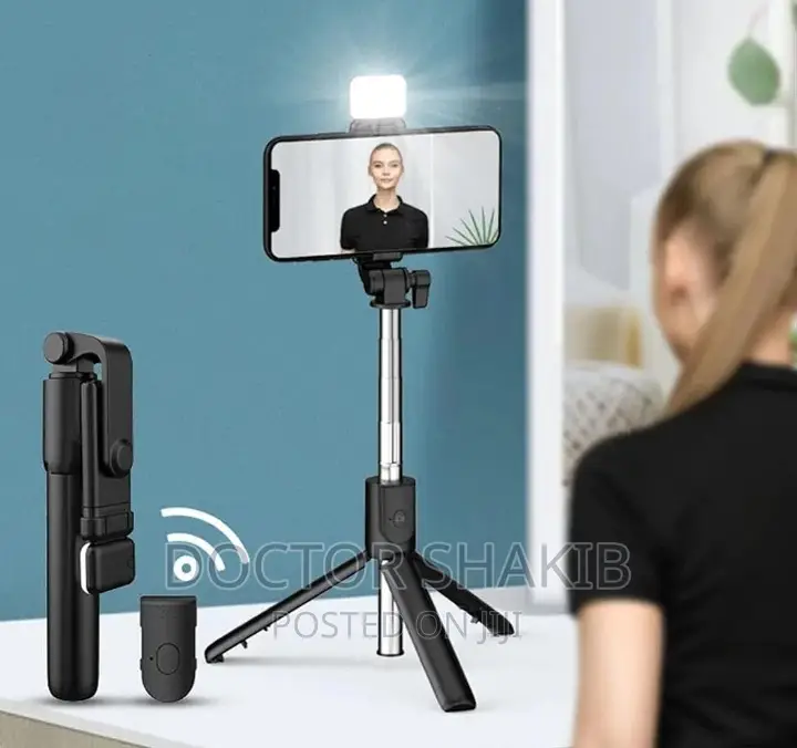 Selfie Stick With Led Light and Remote Wireless