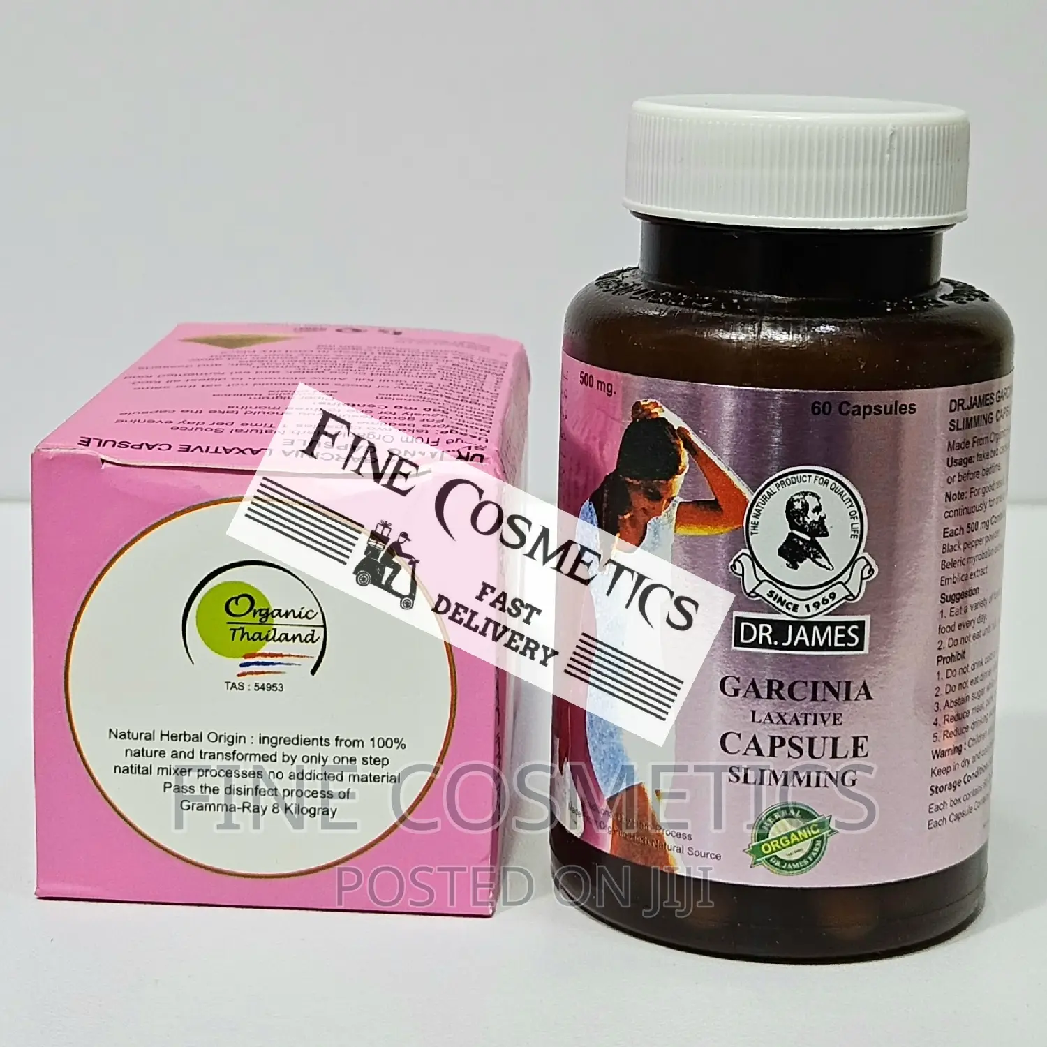 Dr James Garcinia Slimming Weight Loss Laxatives Capsules.