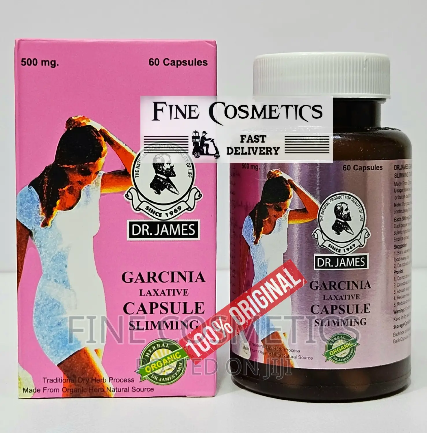 Dr James Garcinia Slimming Weight Loss Laxatives Capsules.