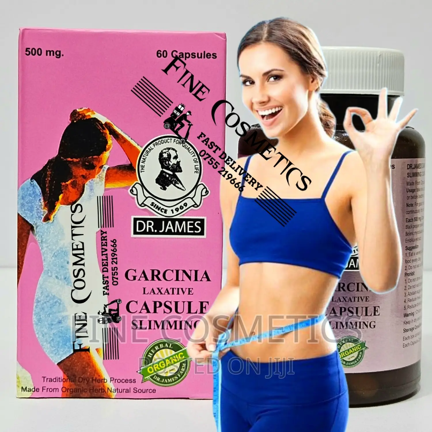 Dr James Garcinia Slimming Weight Loss Laxatives Capsules.