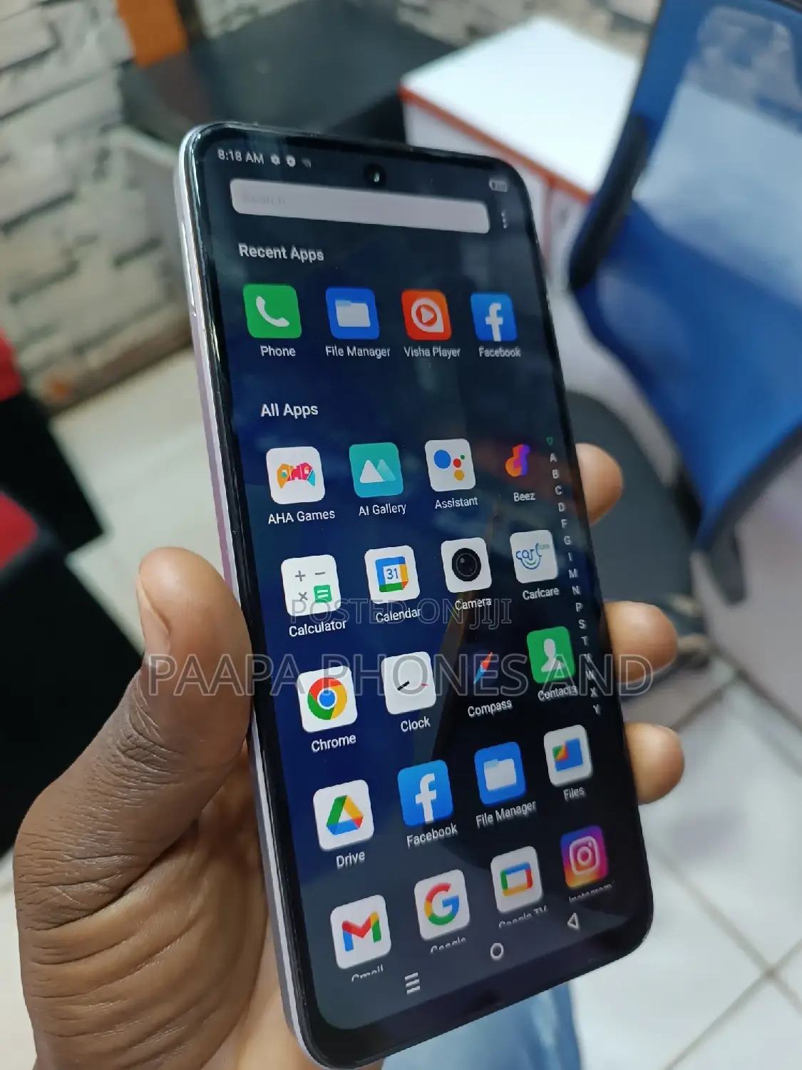 Infinix Hot 30 Play 128 GB White