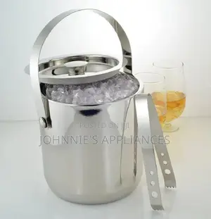 Stainless Steel Ice Tong Bucket