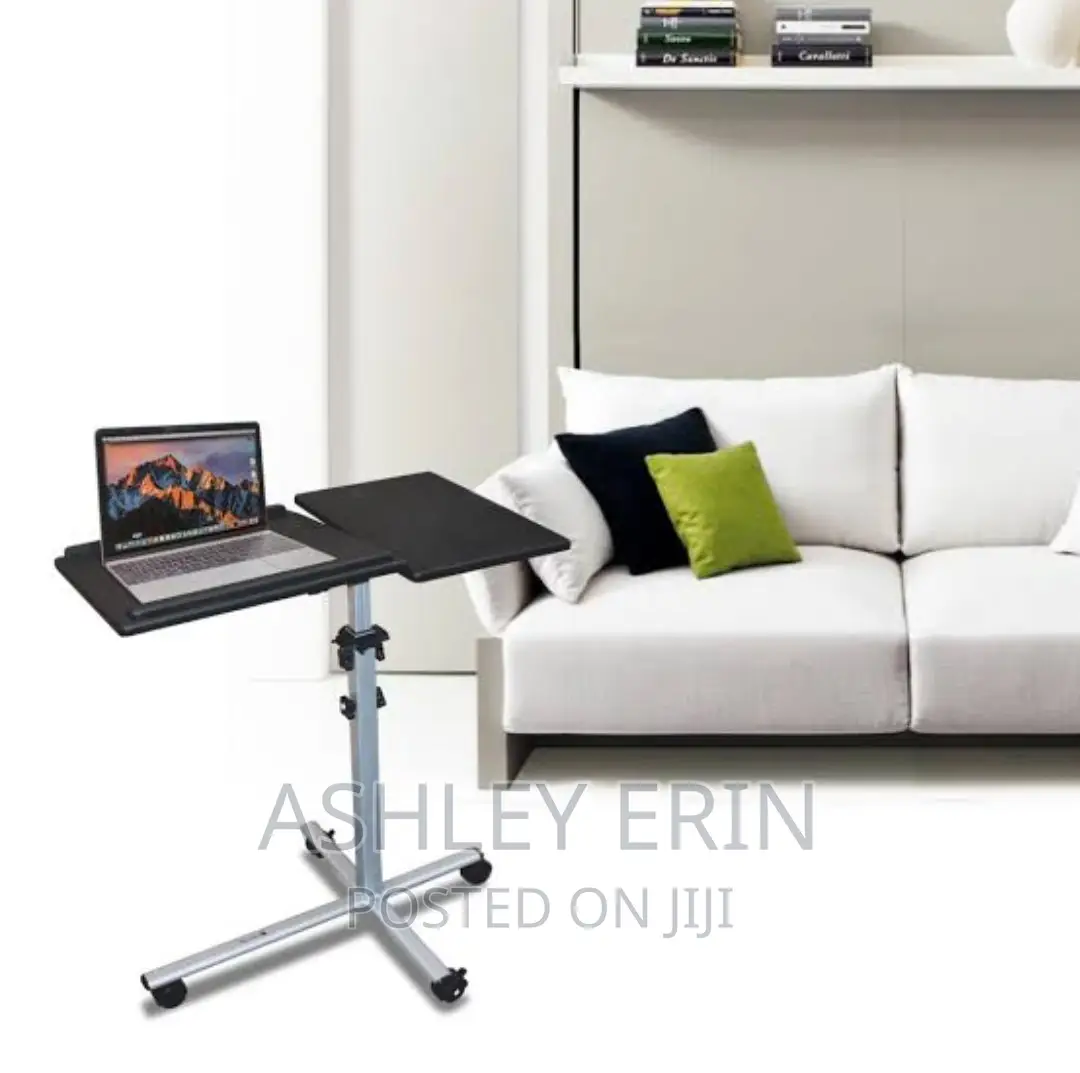Adjustable Rolling Laptop Desk/Stand With Wheels