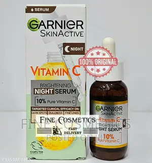 Original Garnier Vitamin C Night Serum for Darkspots + Aging