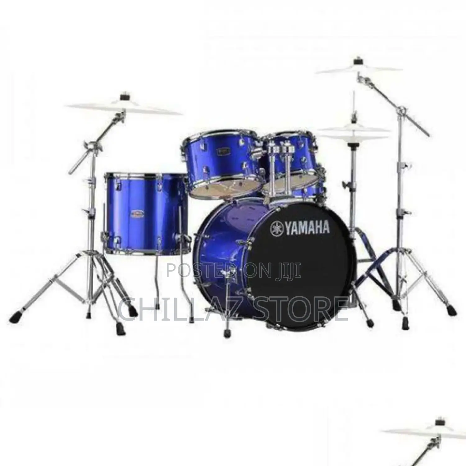 Yamaha Drums Blue Set/Kit.