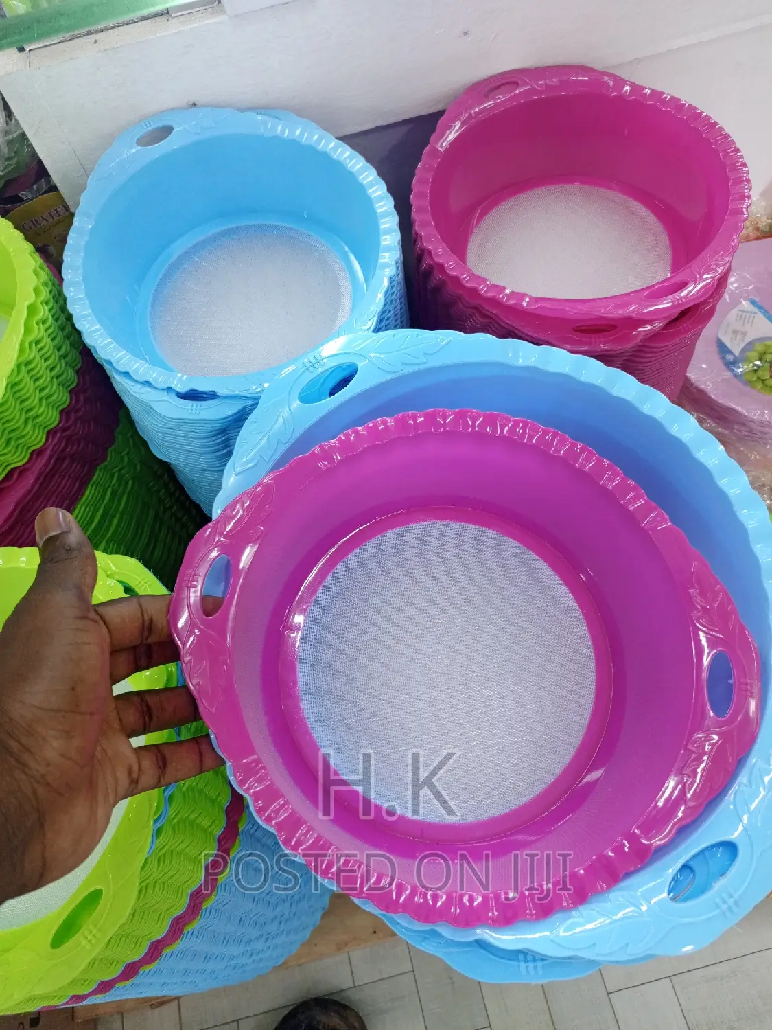 3pc Plastic Sieve Set /Strainer Set