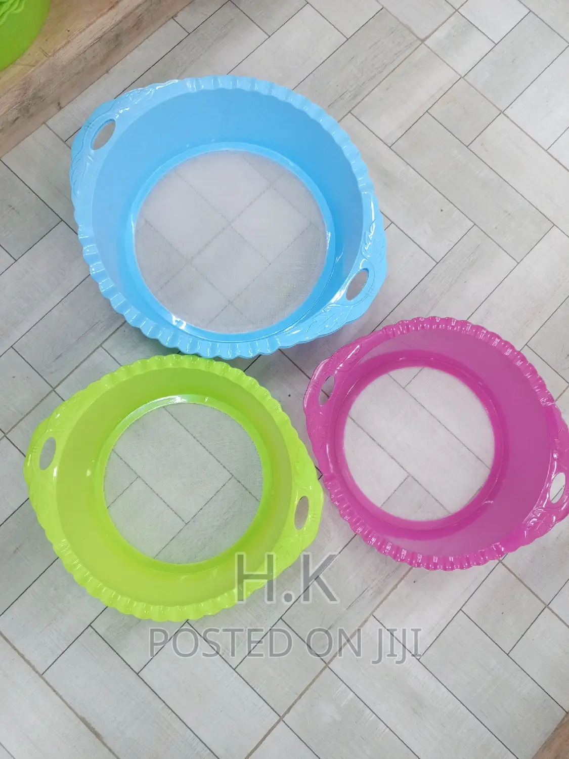 3pc Plastic Sieve Set /Strainer Set