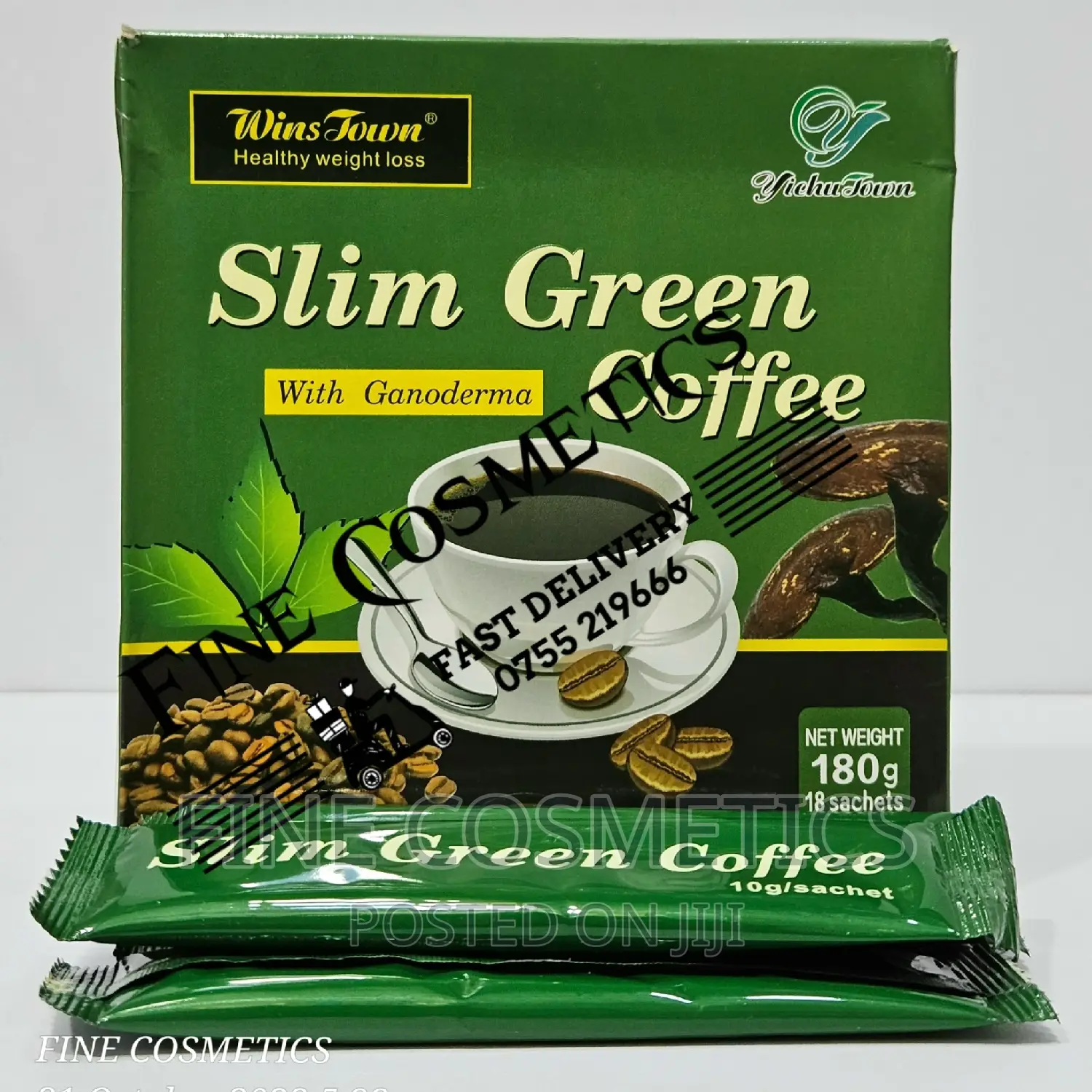 Slim Green Coffee Weight Loss and Fat Burning Slimming Tea