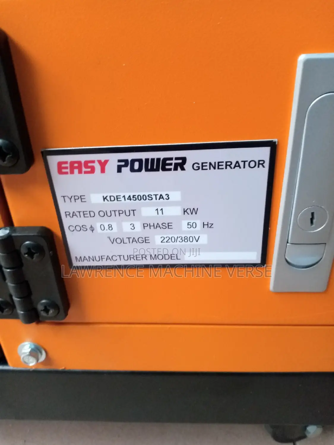Diesel Generator 11KV 3 Phase