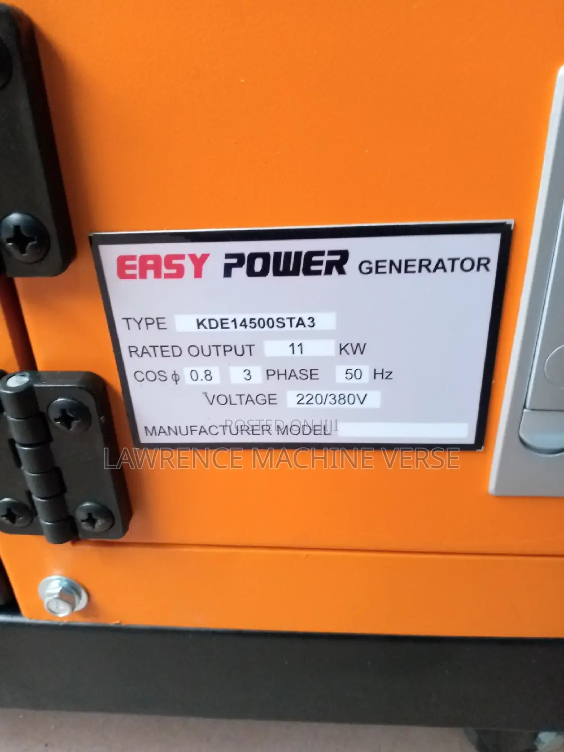 Generator Three Phase With ATS