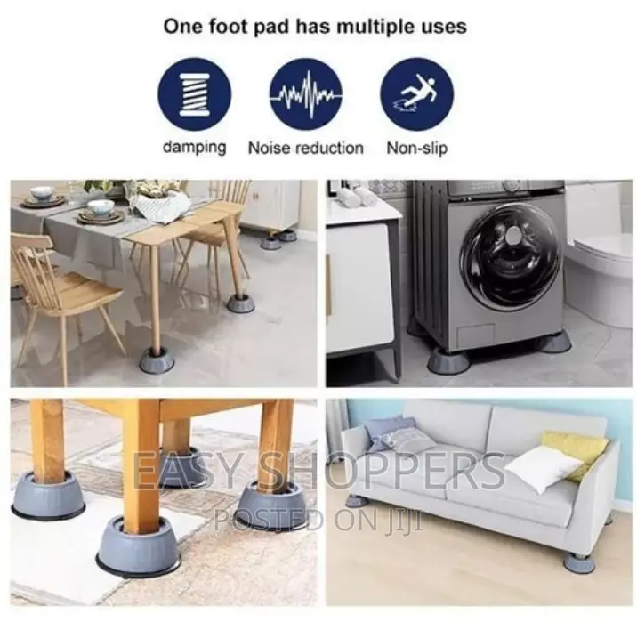 Generic Universal Shock Anti-Vibration Pads-4pc