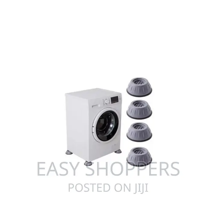 Washing Machine, Fridge Pads Holders Anti-Vibration Pads-4pc