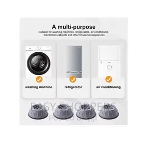 Generic Universal Shock Pads-4pc for Washing Machine Fridge
