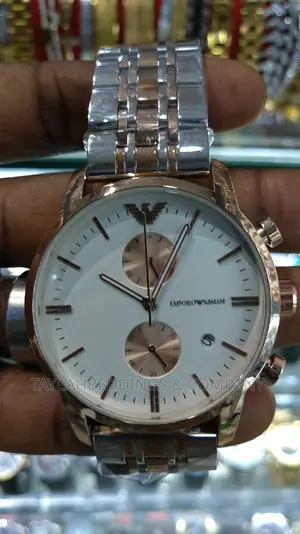 Emporio Armani Men's Gianni Chronograph Watch Two Tone AR172