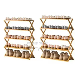 Five Layer Wooden Shoe Rack