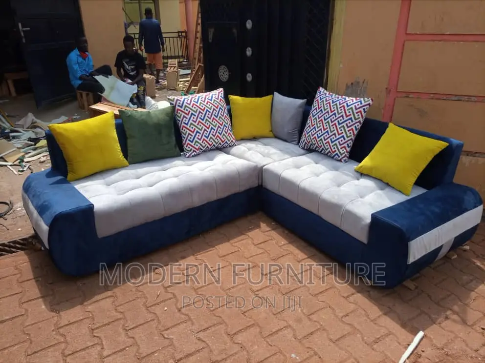 L Sofa Set in Gray Color Call Us On