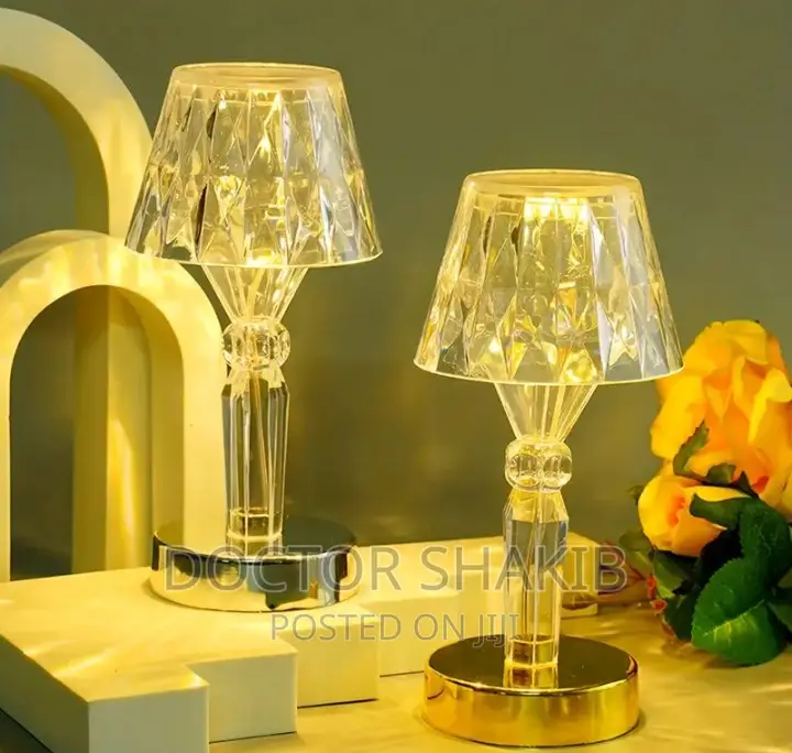 New Led Light Crystal Table Lamp \ Night Lamp
