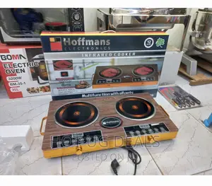Hoffmans 2 Burner Infrared Cooker Hot Plate Stove Cooker