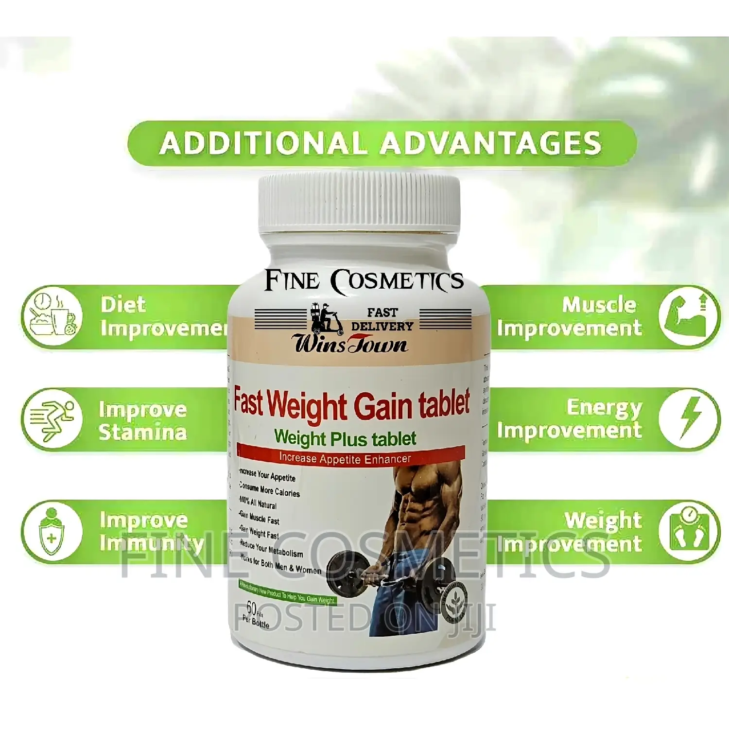 Unisex Fast Weight Gain Tablets, Body Building Muscle Growth