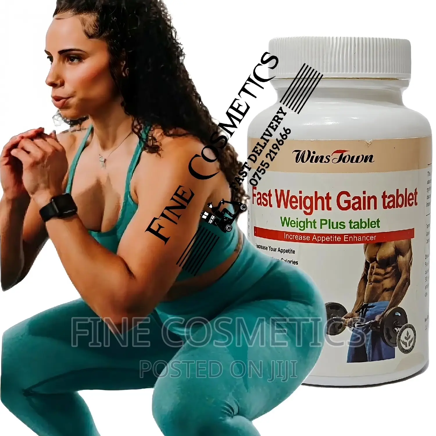 Unisex Fast Weight Gain Tablets, Body Building Muscle Growth