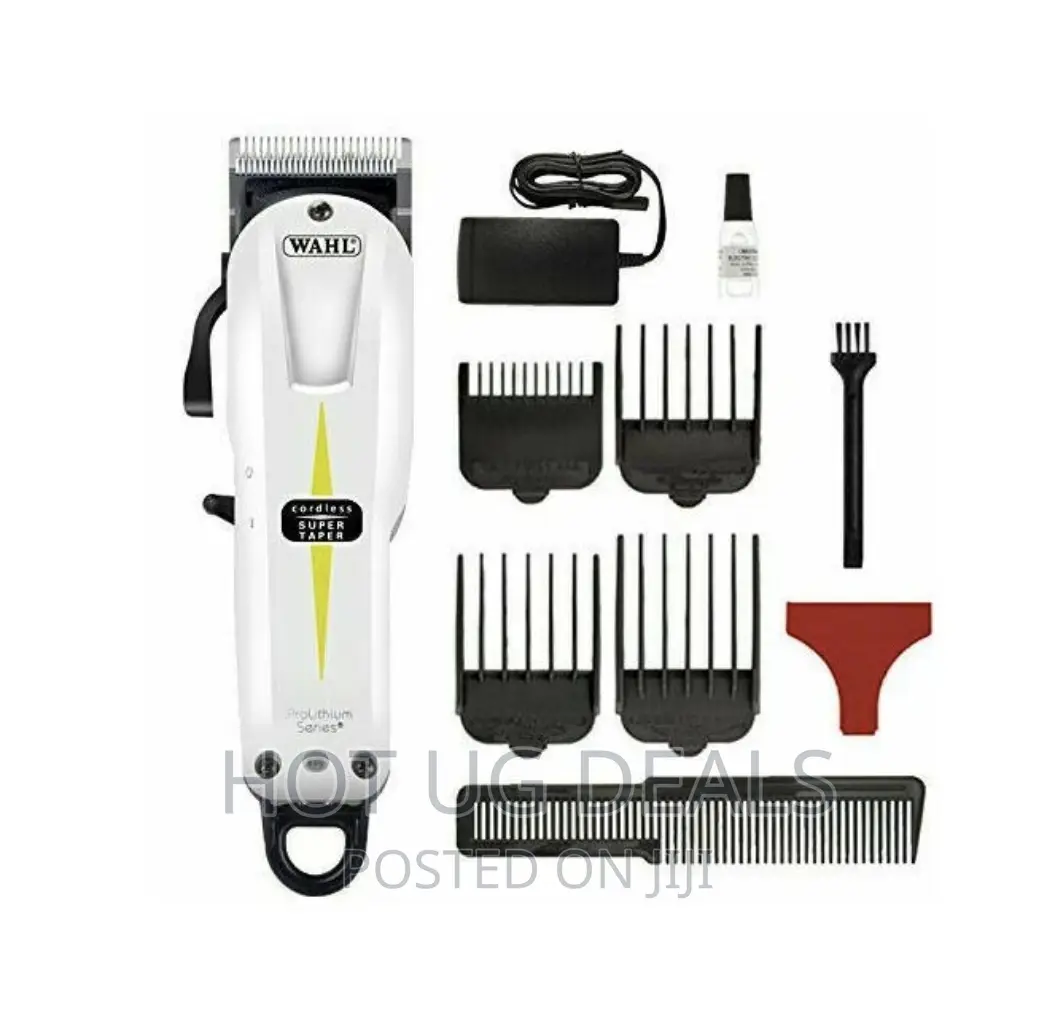 Wahl Rechargeable Cordless Super Taper Clipper-white