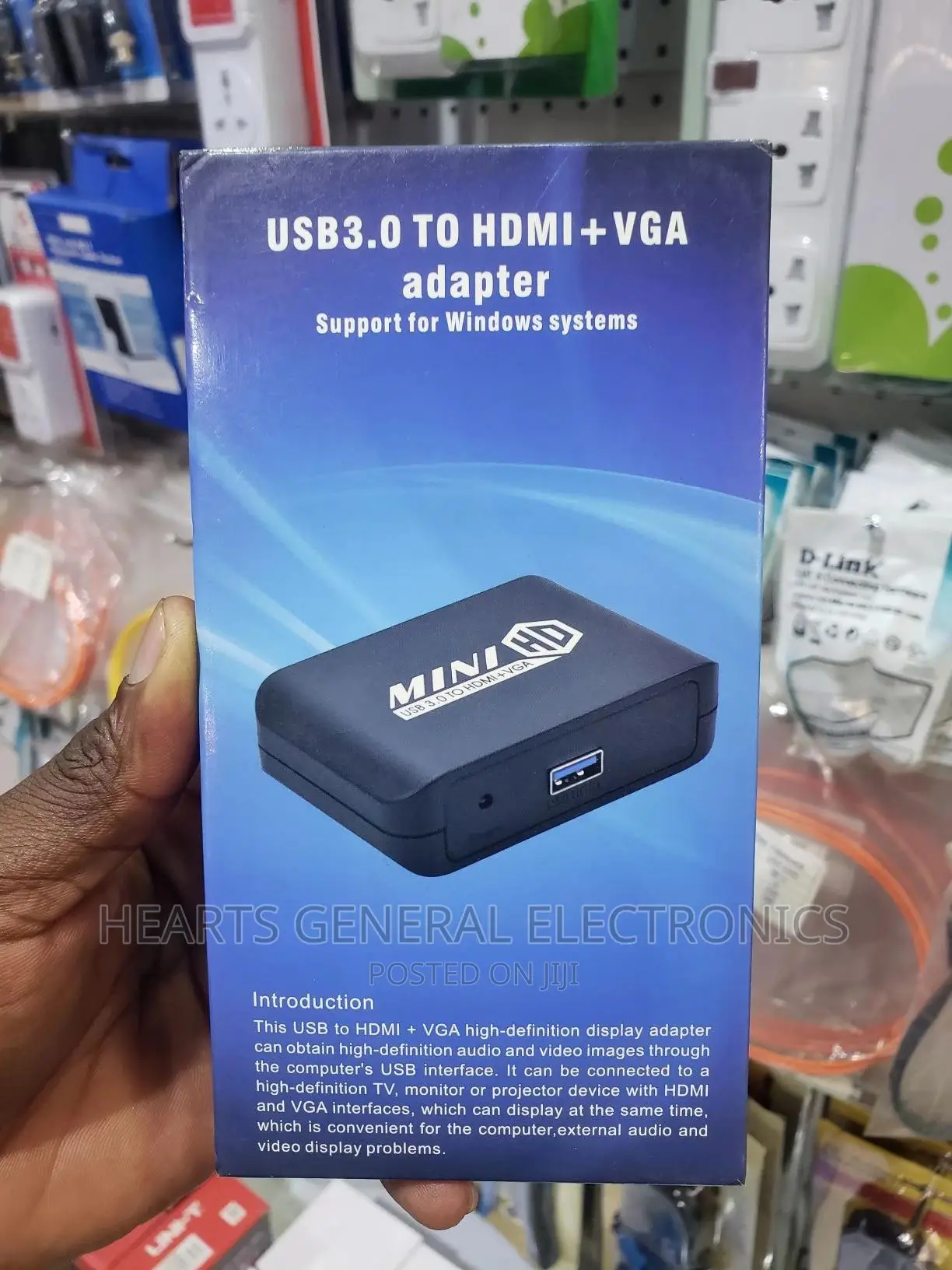 USB 3.0 To HDMI + VGA Adaptor