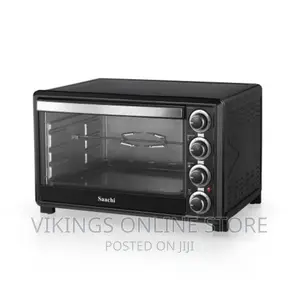 Saachi 45litres Electric Oven With Rotisserie -Black